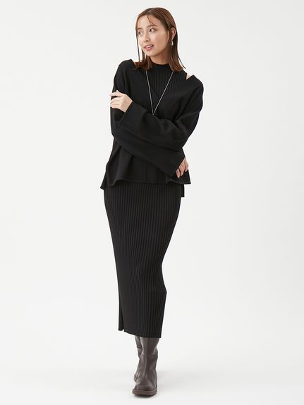 両得レイヤードニットワンピ(セットアップ)｜Mila Owen（ミラ