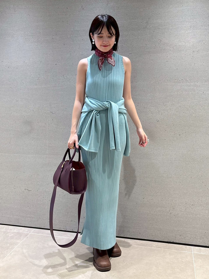 両得レイヤードニットワンピ(セットアップ)｜Mila Owen（ミラ