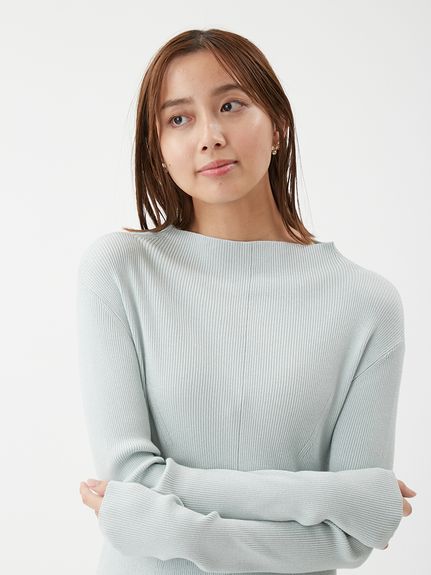 マルチWAYオフショルダーリブニットワンピース(ニットワンピース