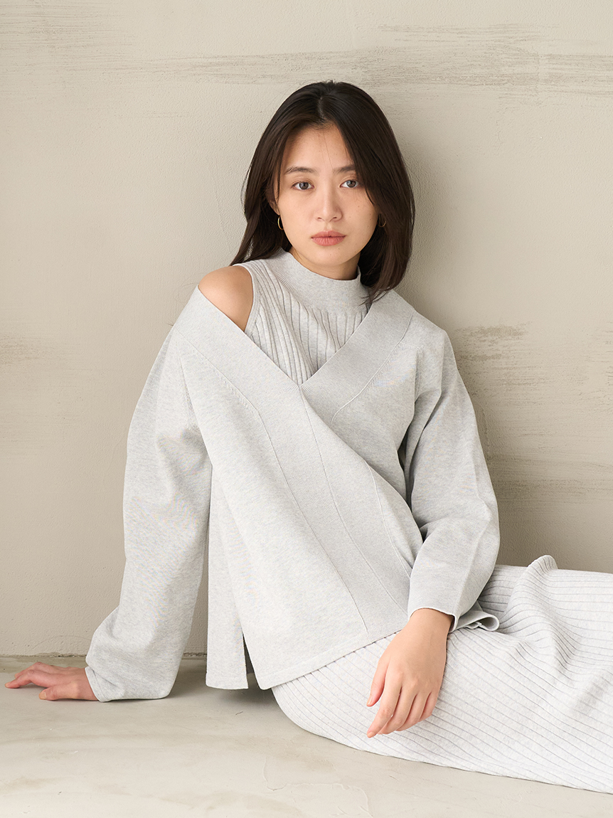 WEB限定】ニットセットアップ(ロングワンピース)｜ワンピース｜Mila