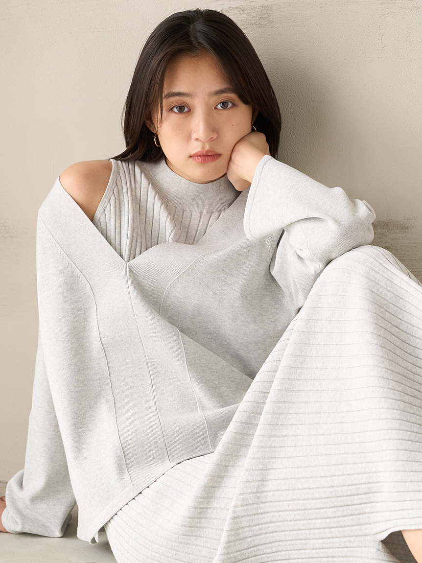 WEB限定】ニットセットアップ(ロングワンピース)｜ワンピース｜Mila