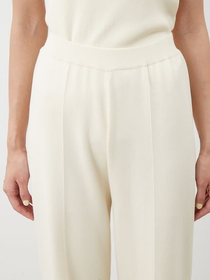 セットアップ対応】Wゴムシガレットニットパンツ(ニットパンツ