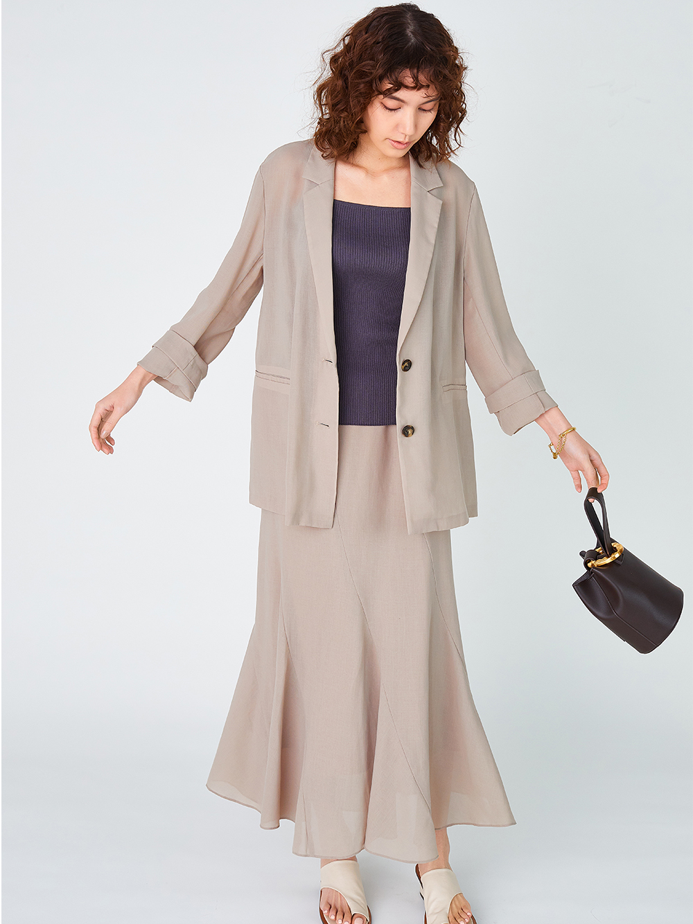 アンサンブルシアーニットキャミソール キャミソール トップス Mila Owen ミラオーウェン の通販サイト 公式