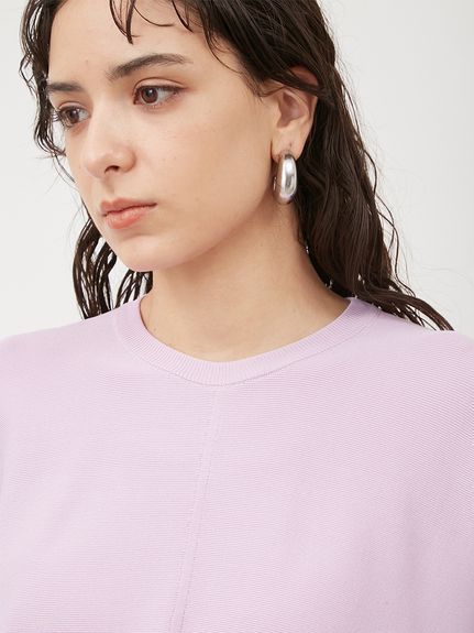 クルーネックルーズフィットニットプルオーバー【手洗い可能】(ニット  