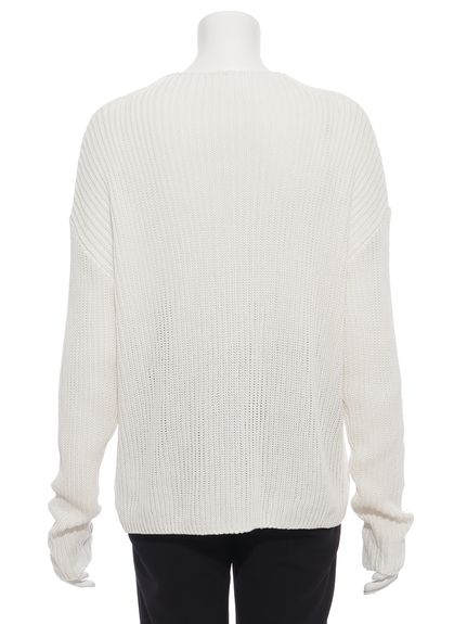 ボトルネックミドルゲージニット【手洗い可能】(ニット)｜トップス  