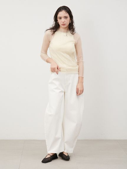 UUコラボ】シアーリブニットタンクSET(トップス＋インナーセット 