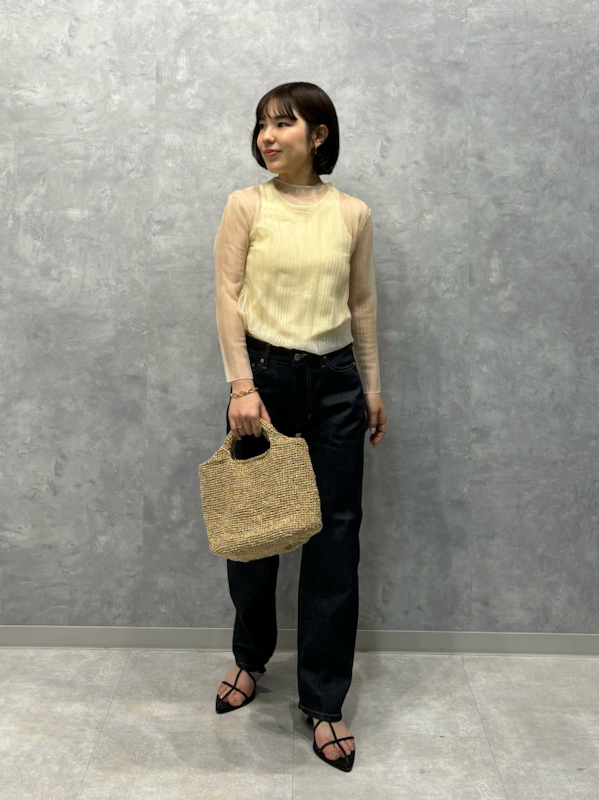 UUコラボ】シアーリブニットタンクSET(トップス＋インナーセット 