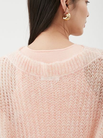 タンクSETローゲージモヘアルーズプルオーバー(ニット