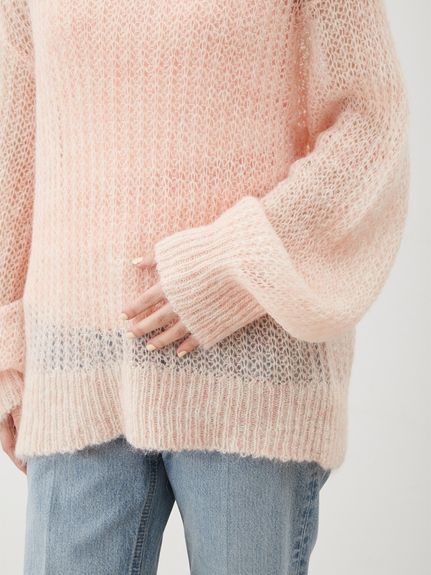 タンクSETローゲージモヘアルーズプルオーバー(ニット)｜トップス