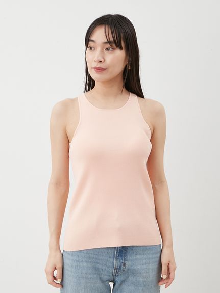 新品タグ付　タンクSETローゲージモヘアルーズプルオーバー　茶色 タンクSETローゲージモヘアルーズプルオーバー（ニット）｜Mila Owen