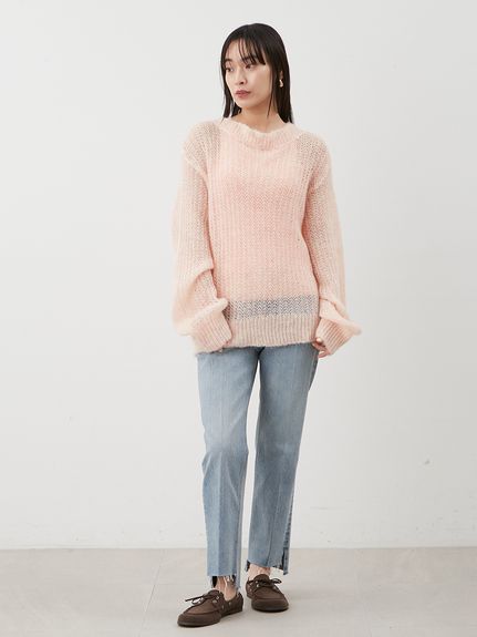 タンクSETローゲージモヘアルーズプルオーバー(ニット)｜トップス