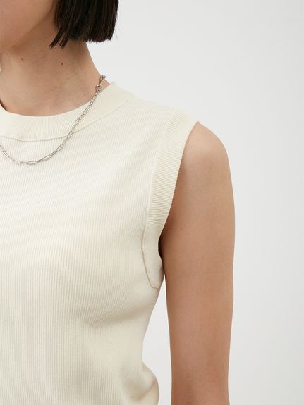 セットアップ対応】アメスリリブニットタンク(タンクトップ)｜トップス