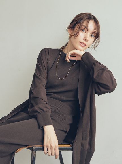 セットアップ対応】アメスリリブニットタンク(タンクトップ)｜トップス