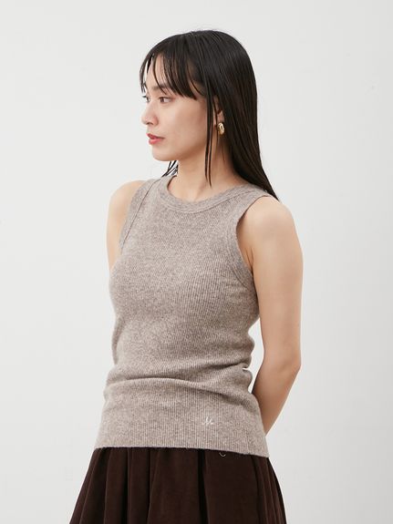 2wayアメスリウォームリブニットタンク(タンクトップ)｜トップス｜Mila