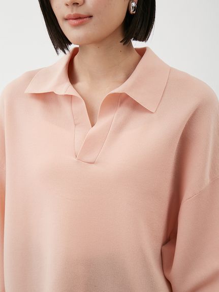 短丈ワイドラガーシアーニットプルオーバー(ニット)｜トップス｜Mila