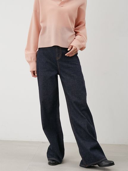 短丈ワイドラガーシアーニットプルオーバー(ニット)｜トップス｜Mila