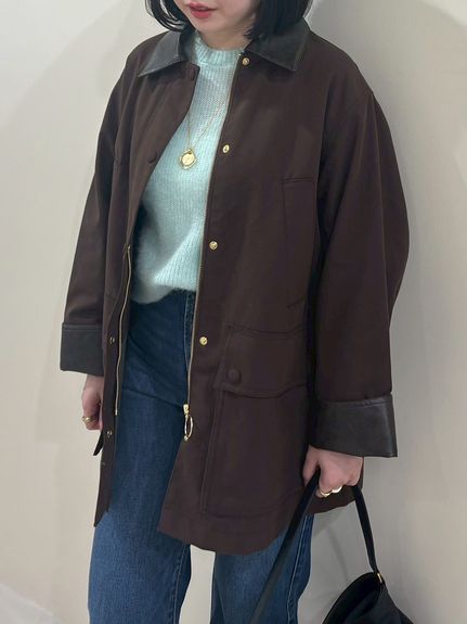 2点おまとめ　ミラオーウェン　ノーカラーコート　ニットプルオーバー　トップス 09WNT254303_p_30_M.jpg