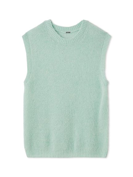 クルーネックノースリニットトップス(ニット)｜トップス｜Mila Owen