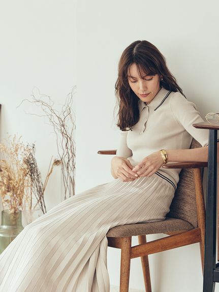 「Mila Owen」 ベアトップ 0 ミント レディース Mila Owen チューブトップ ベアトップ ストラップ付カップイン