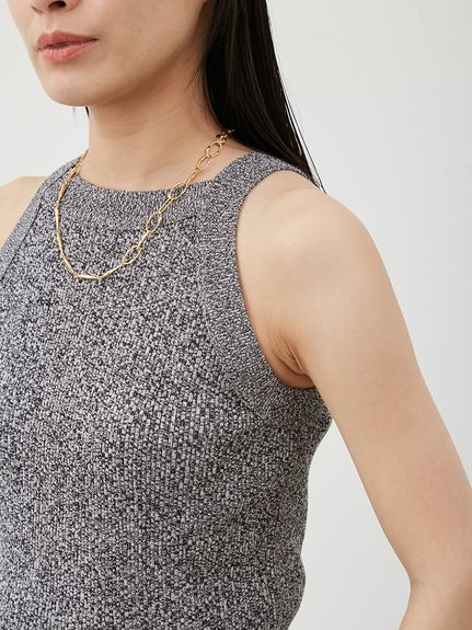 maisondedolce.glow knit アメリカンスリーブ アメリカンスリーブリブニットトップス(ニット)｜トップス｜Mila Owen