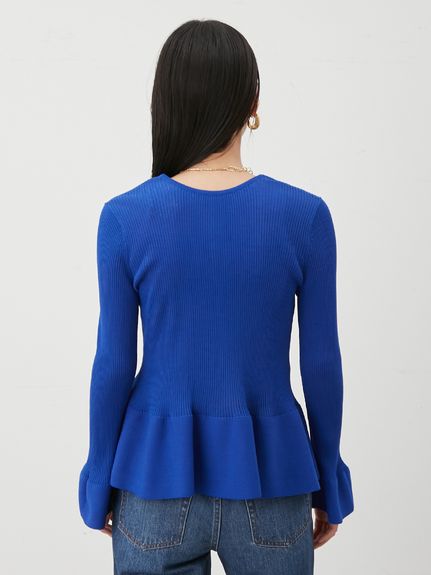 アメスリタンクリボンペプラムニットSET(タンクトップ)｜トップス