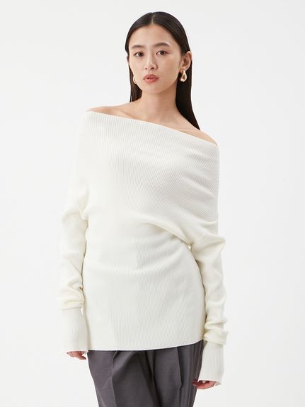 オフショルラメニット(ニット)｜トップス｜Mila Owen（ミラオーウェン