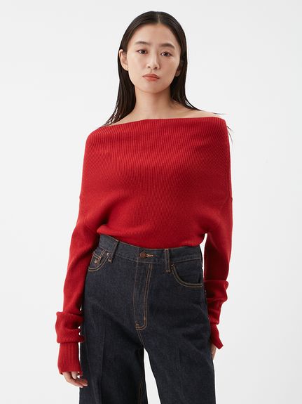 オフショルラメニット(ニット)｜トップス｜Mila Owen（ミラオーウェン