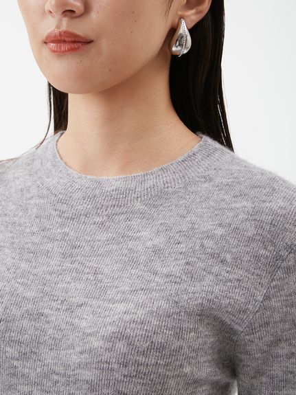 モヘヤ混ラメリブニットプルオーバー(ニット)｜トップス｜Mila Owen