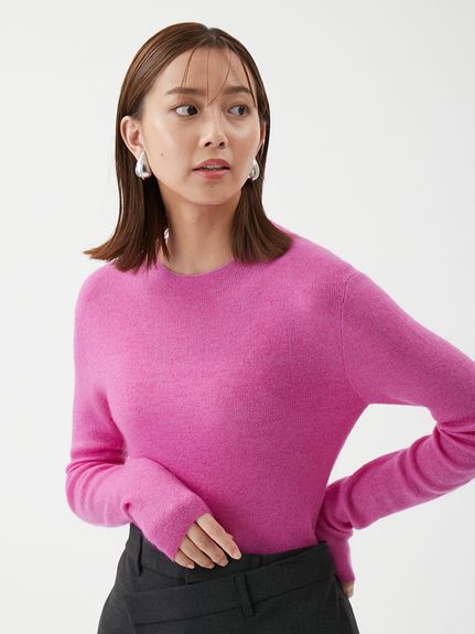 モヘヤ混ラメリブニットプルオーバー(ニット)｜トップス｜Mila Owen