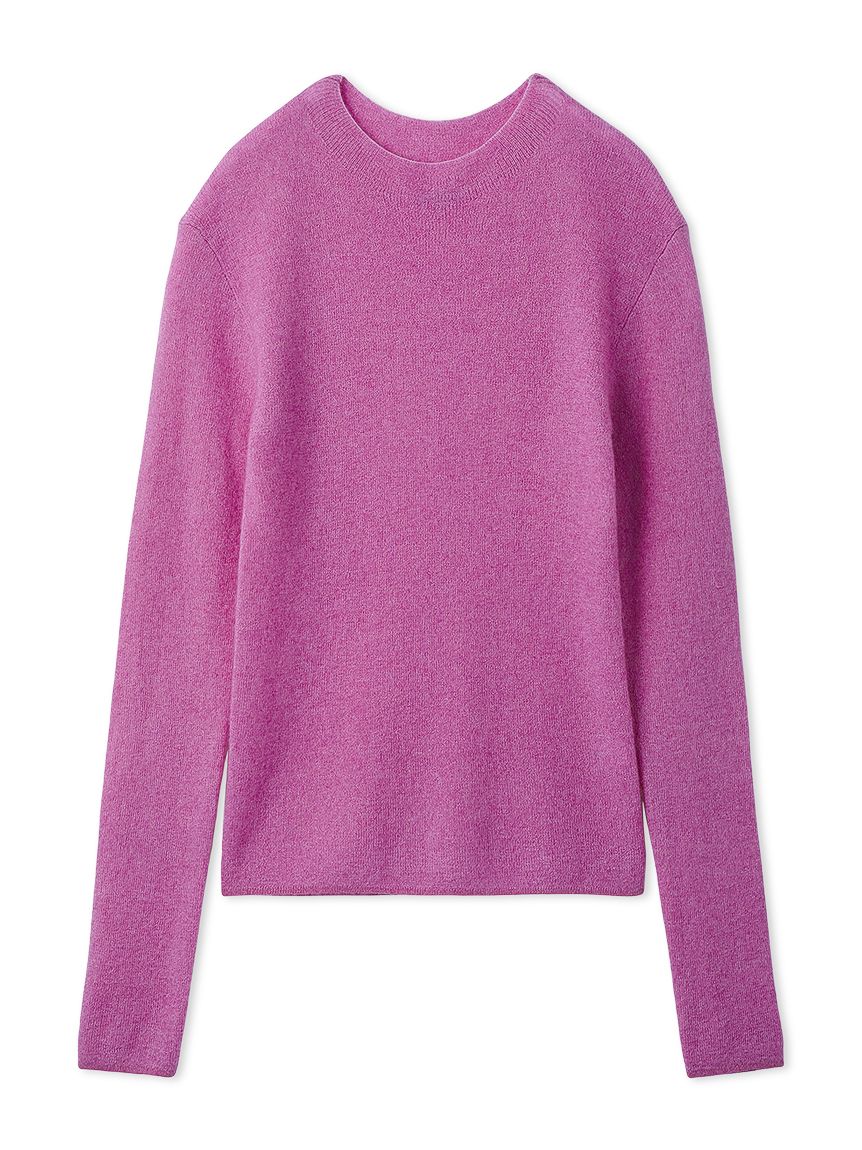 モヘヤ混ラメリブニットプルオーバー(ニット)｜トップス｜Mila Owen