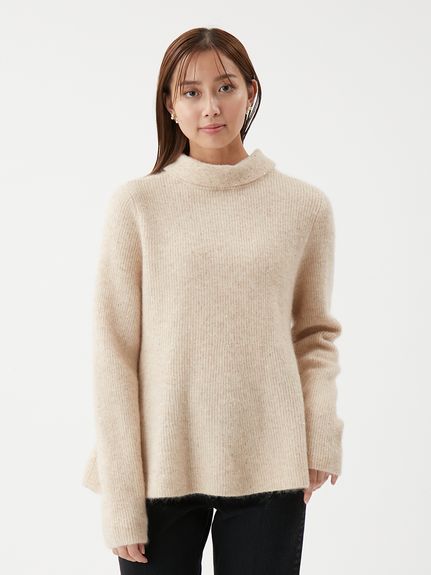 4WAYモヘヤラメペプラムニットプルオーバー(ニット)｜トップス｜Mila