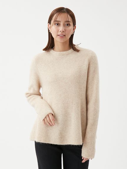 4WAYモヘヤラメペプラムニットプルオーバー(ニット)｜トップス｜Mila