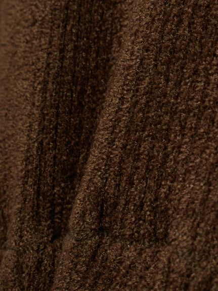 セットアップ対応】モールヤーンタートルニットプルオーバー(ニット