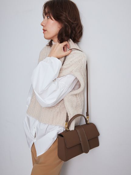 セットアイテム】ケーブルベストシャツレイヤードSET(セットアップ