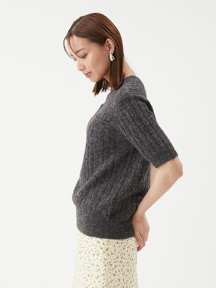 【新品未使用品】ミラオーウェン　アンサンブルニット　ドット柄 Mila Owen（ミラオーウェン）の「10th Anniversaryアンサンブル