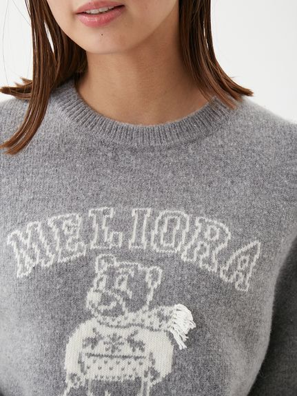 MILAOクルーネックジャガードニット(ニット)｜トップス｜Mila Owen