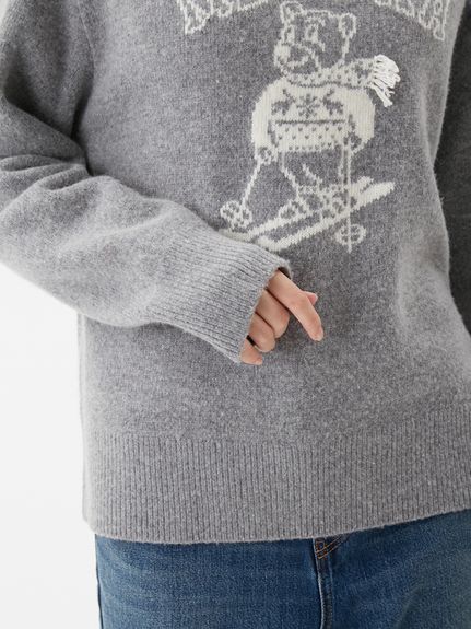 MILAOクルーネックジャガードニット(ニット)｜トップス｜Mila Owen