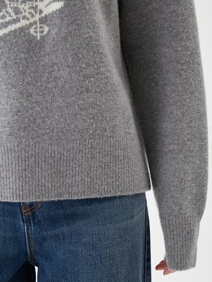 MILAOクルーネックジャガードニット(ニット)｜トップス｜Mila Owen