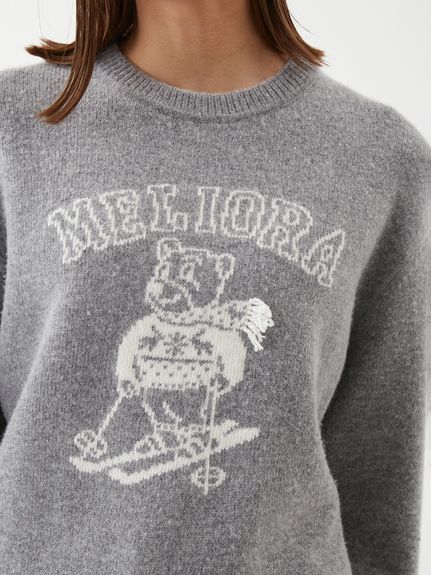 MILAOクルーネックジャガードニット(ニット)｜トップス｜Mila Owen