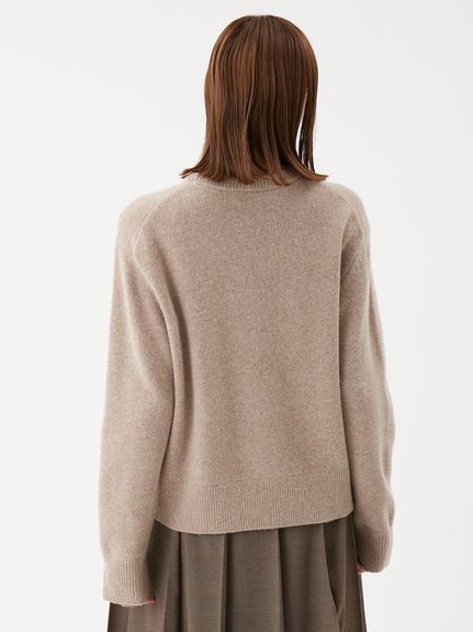 トイプードルクルーネックジャガードニット(ニット)｜トップス｜Mila