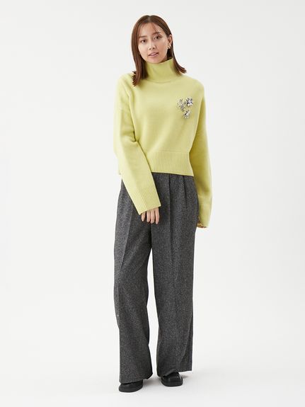 ウールカシミヤタートルネックニット(ニット)｜トップス｜Mila Owen