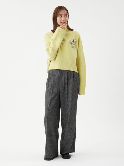 ウールカシミヤタートルネックニット(ニット)｜トップス｜Mila Owen