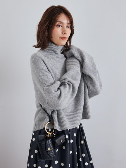 ウールカシミヤタートルネックニット(ニット)｜トップス｜Mila Owen