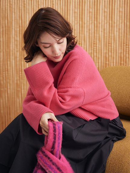 ウールカシミヤタートルネックニット(ニット)｜トップス｜Mila Owen