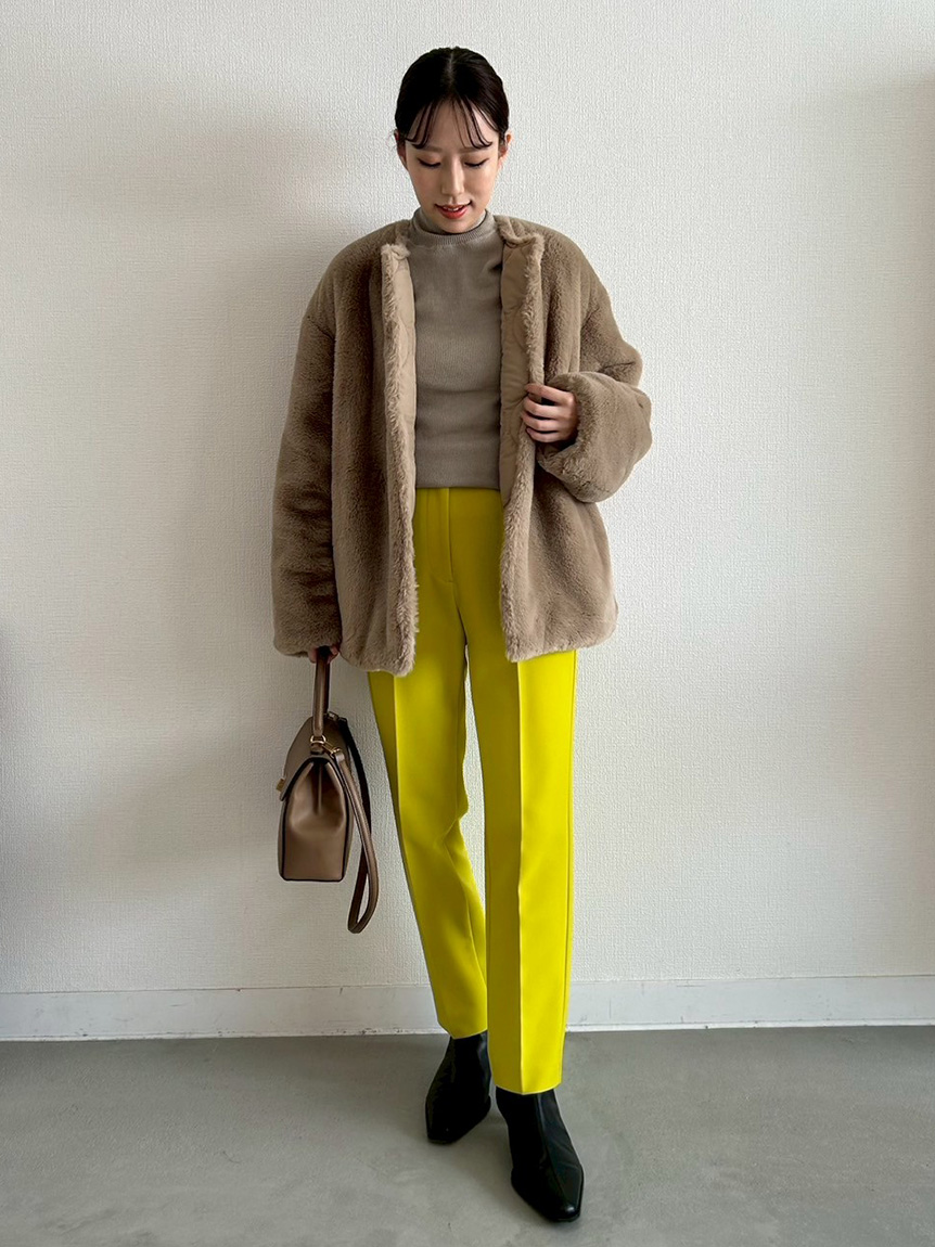 【おおらか】everyone タートルネックリブニット FREAK'S STORE ニット セーター 限定展開 リブ タートルネック