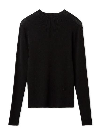 ハイネックハイゲージシアーリブニット(ニット)｜トップス｜Mila Owen