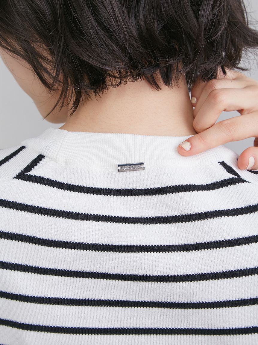 WEB限定カラー】2WAY衿取り外しポロニットプルオーバー(ニット