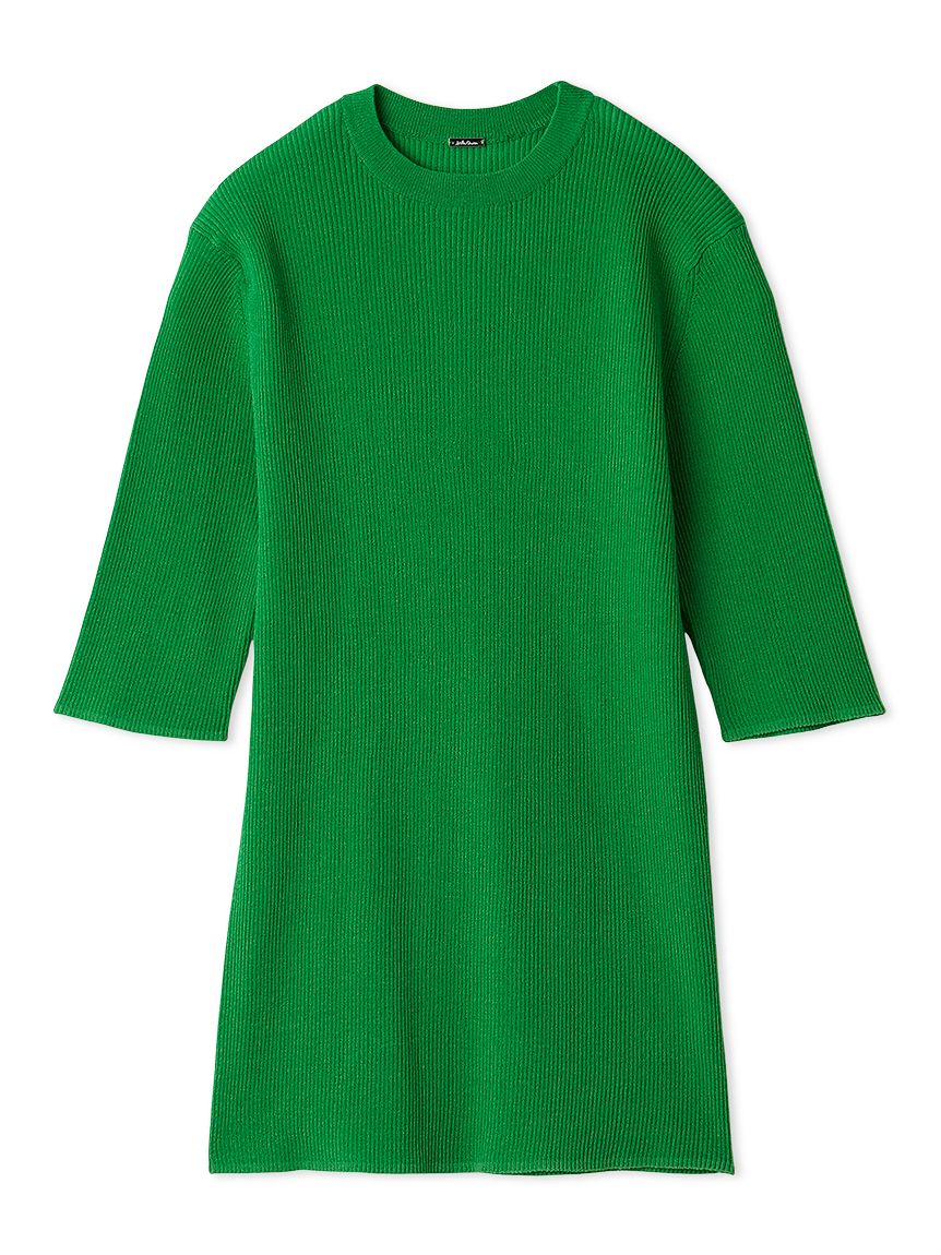 UVケア半袖シアーリブニット | 09WNT261036