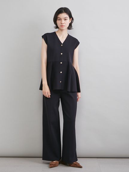 Mila Owen ミラオーウェン ヘムデザインボリュームニット Knit tops 人気の薄手ニットをご紹介 │ Mila Owen（ミラ オーウェン