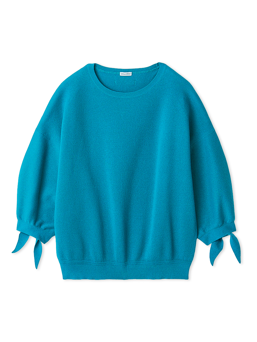ミラオーウェン  袖口リボンニット ホワイト 完売 Mila Owen - 袖口リボンニット ミラオーウェンの通販 by yumi's shop